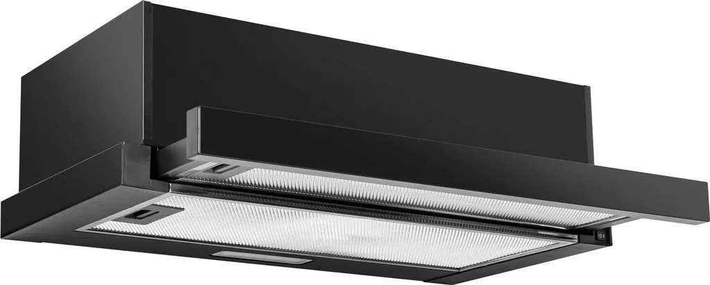 Focus Treviso Black Kitchen Hood 50 cm wide