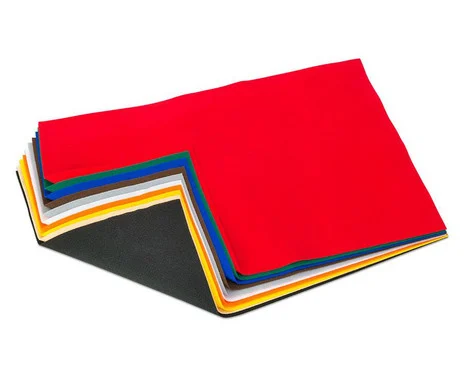 folia craft felt, 10 sheets, 10 colors