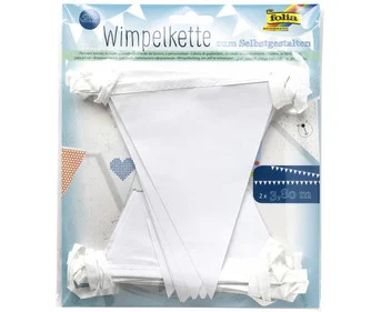 folia blank pennant chains for self-design, 2 pieces