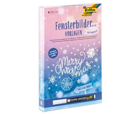 folia window cling templates for the cold season