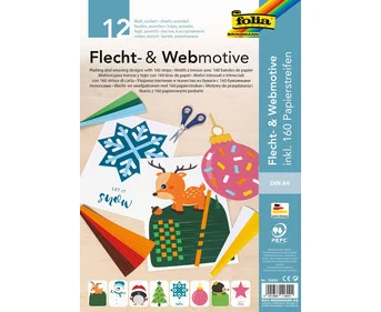 folia Braiding and Weaving Motifs Craft Kit XMAS