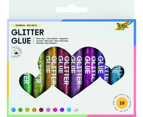 folia Glitter Glue, 10 sticks