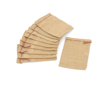 folia jute bags, 10 pieces