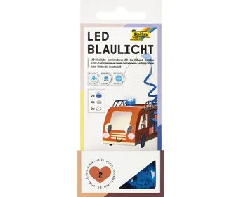 folia LED blue lights, 2 pieces