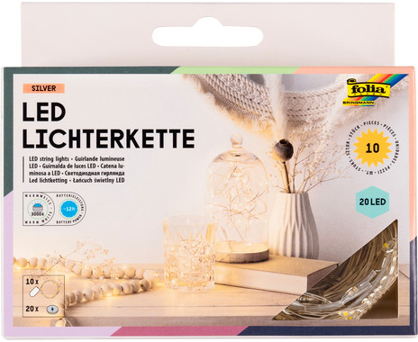 folia LED string lights, 10 pieces