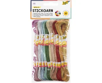 folia metallic embroidery thread