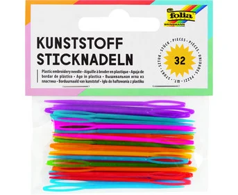 folia plastic embroidery needles