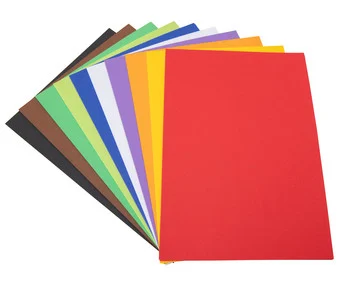 folia construction paper, 130 g/m², DIN A4, 100 sheets, 10 colors