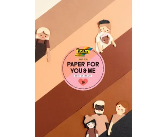 folia construction paper & photo card "Shades of Us", DIN A4, 20 sheets, 10 colors