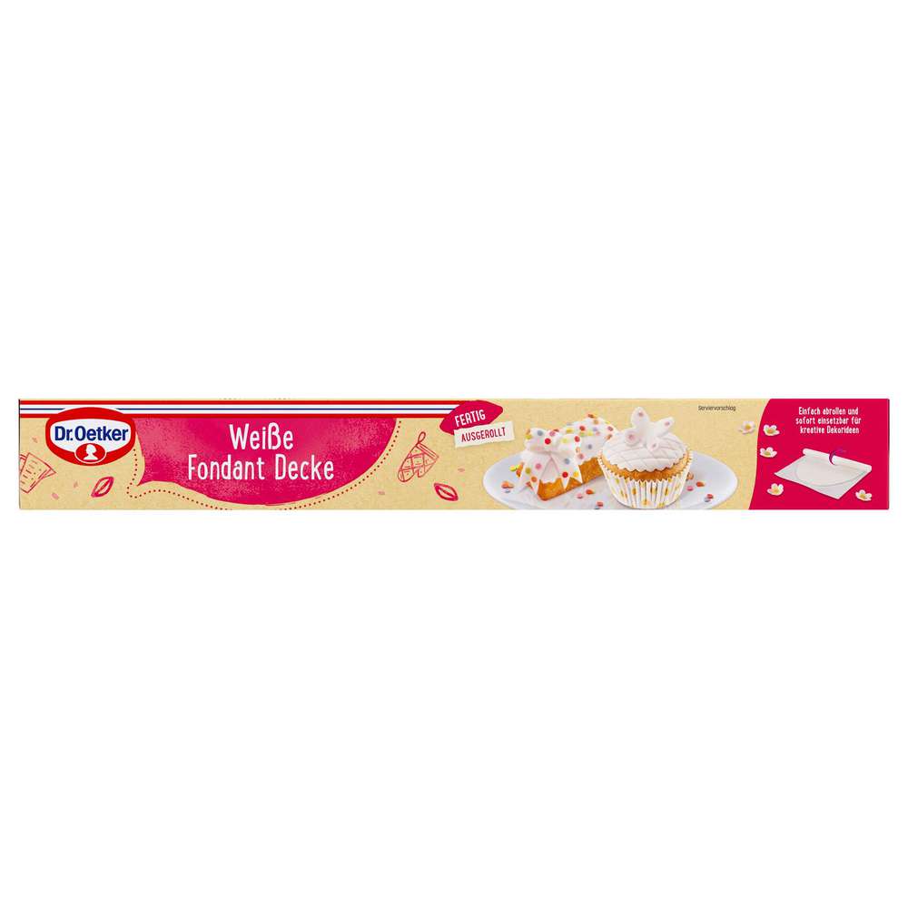 Dr. Oetker Fondant cover, white