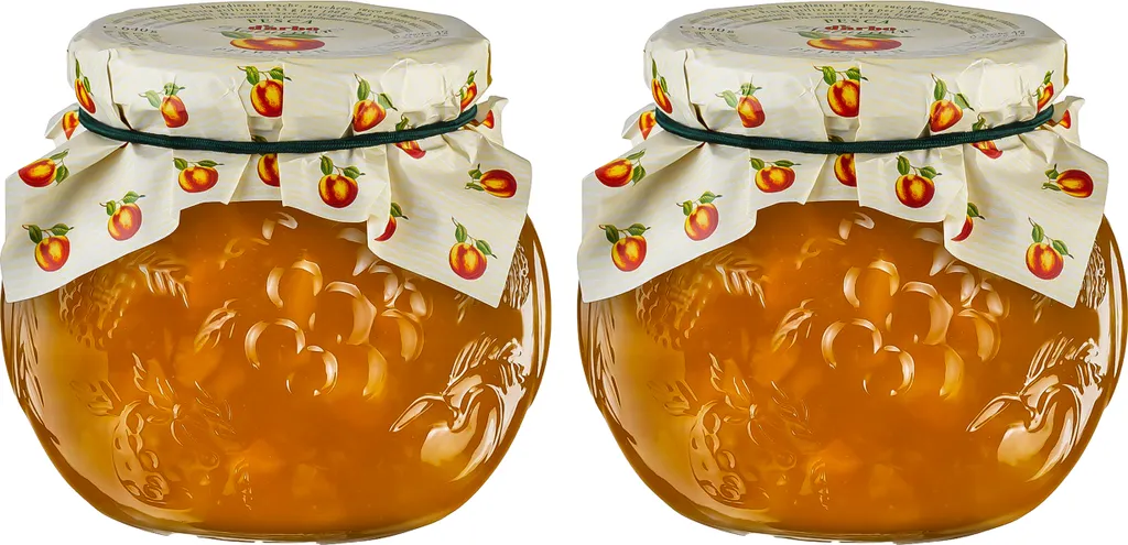 Food-United Apricot Jam Extra Natural 2x 640g in a decorative jar from DARBO