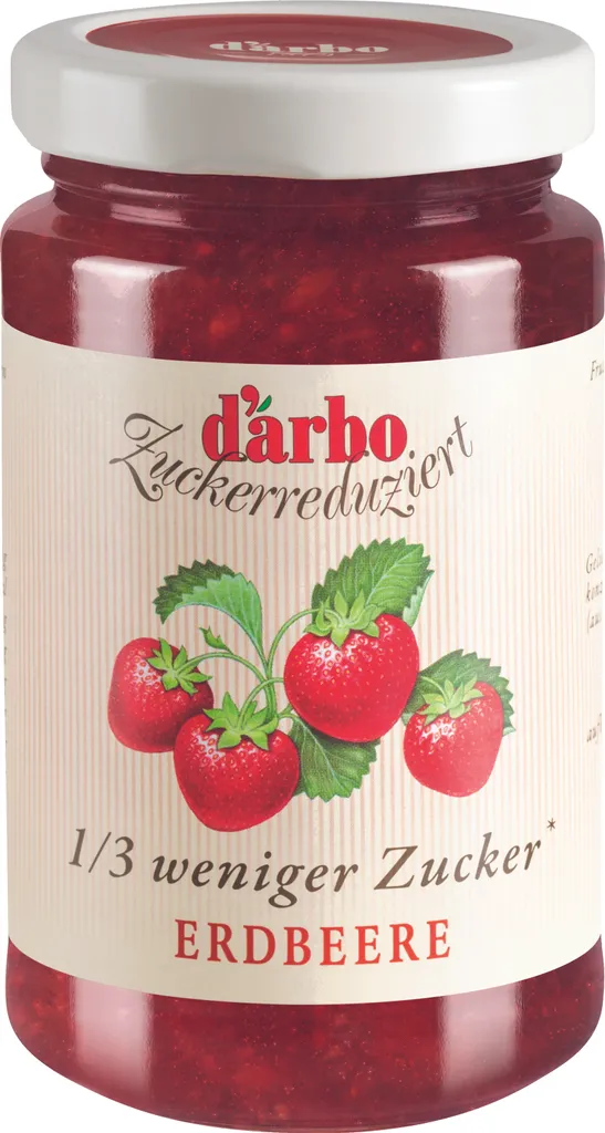Food-United DIET JAM STRAWBERRY 330g with 67% fewer calories from Darbo