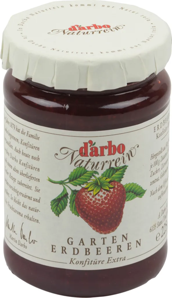 Food-United JAM EXTRA Singles Garden Strawberry-Strawberry 225g by DARBO Naturally fruity strawberry jam perfect for single breakfast bread and rolls strawberry cake quark porridge puddings