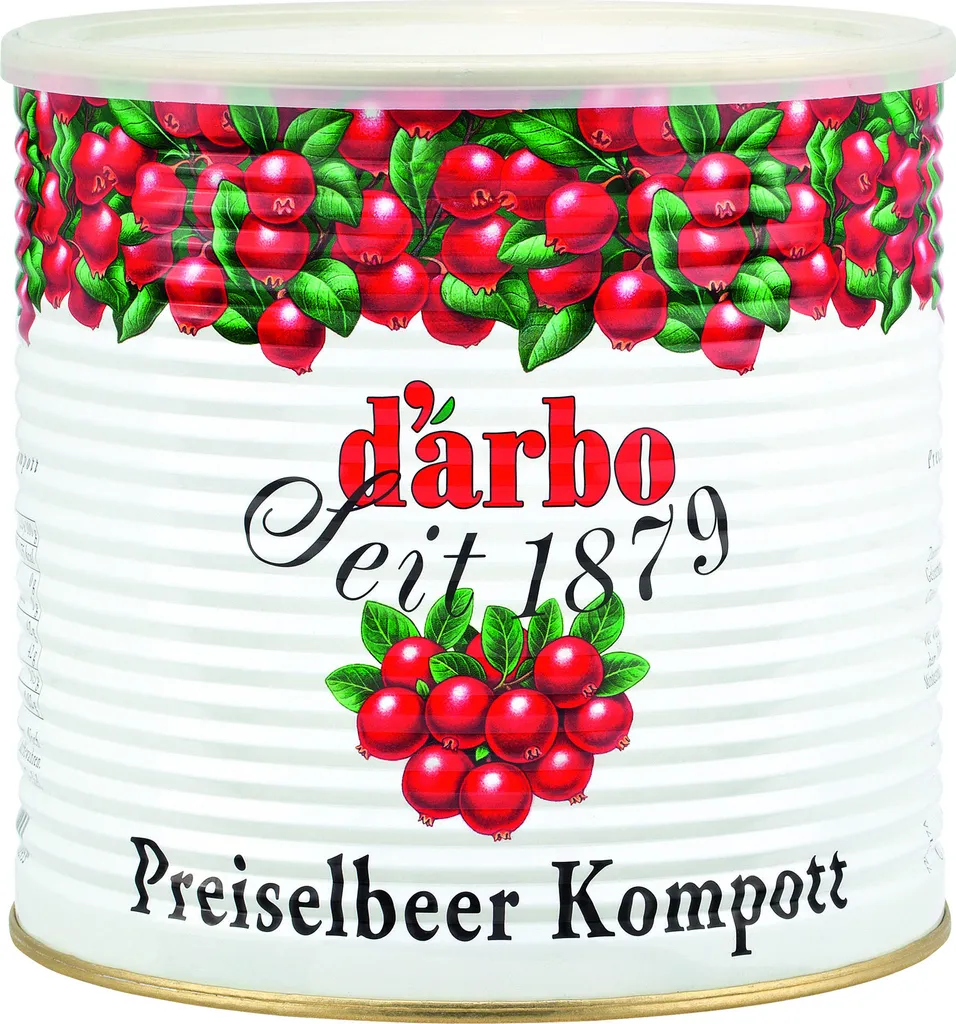 Food-United Cranberry Compote, slightly tart, 2.8 kg can from DARBO