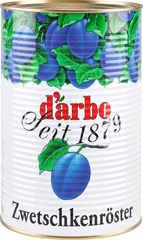 Food-United Plum Compote 4.3kg Can Fruit Dessert Original by DARBO 4300g