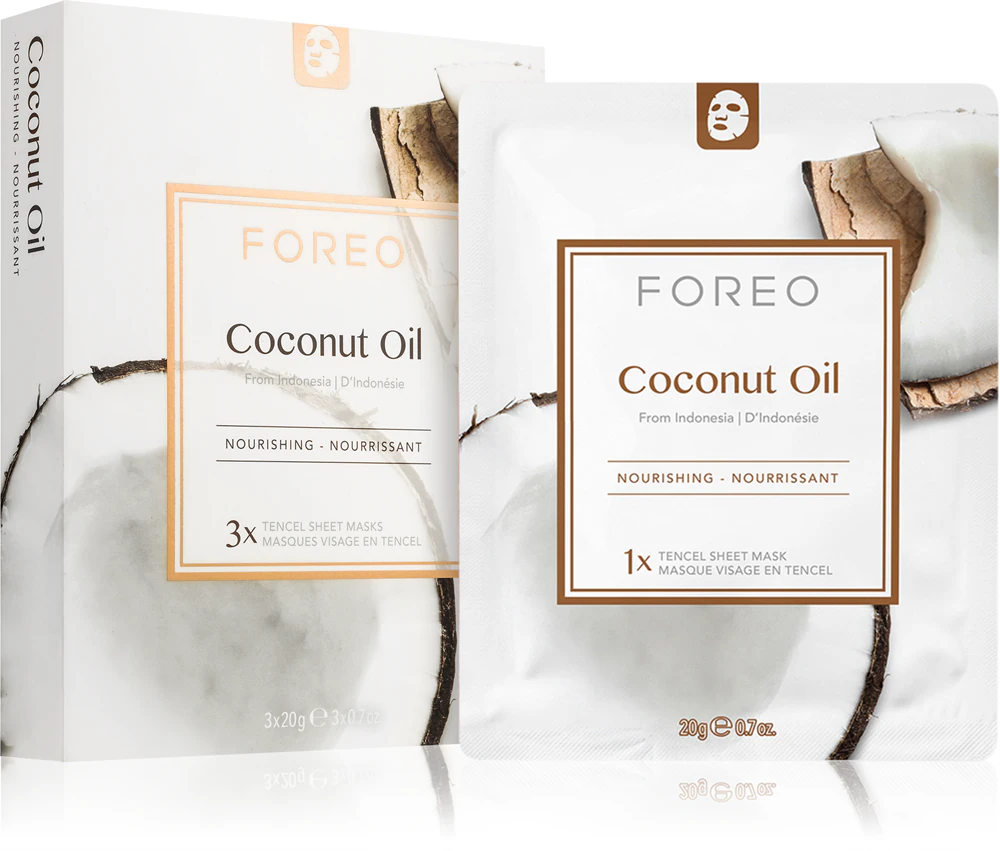 FOREO Farm to Face Sheet Mask Coconut Oil Nourishing sheet mask