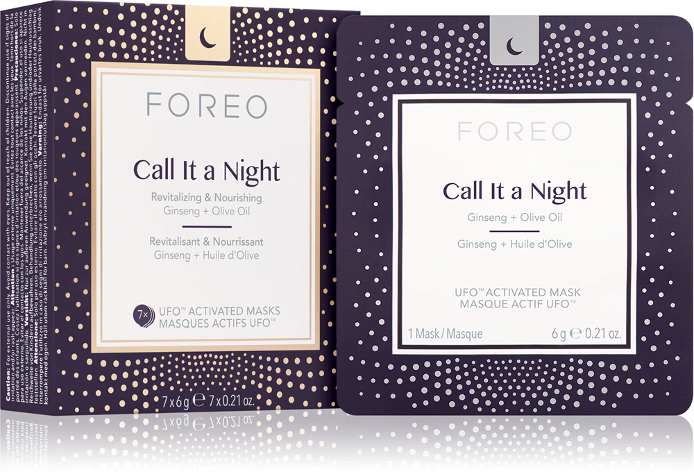 FOREO UFO™ Call It a Night revitalizing night mask to renew the skin with a nourishing effect