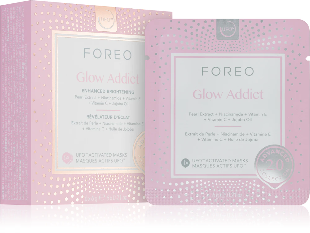 FOREO UFO™ Glow Addict brightening face mask