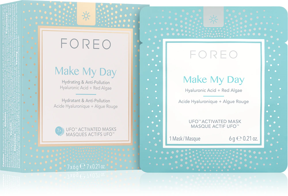 FOREO UFO™ Make My Day Protective face mask with moisturizing effect