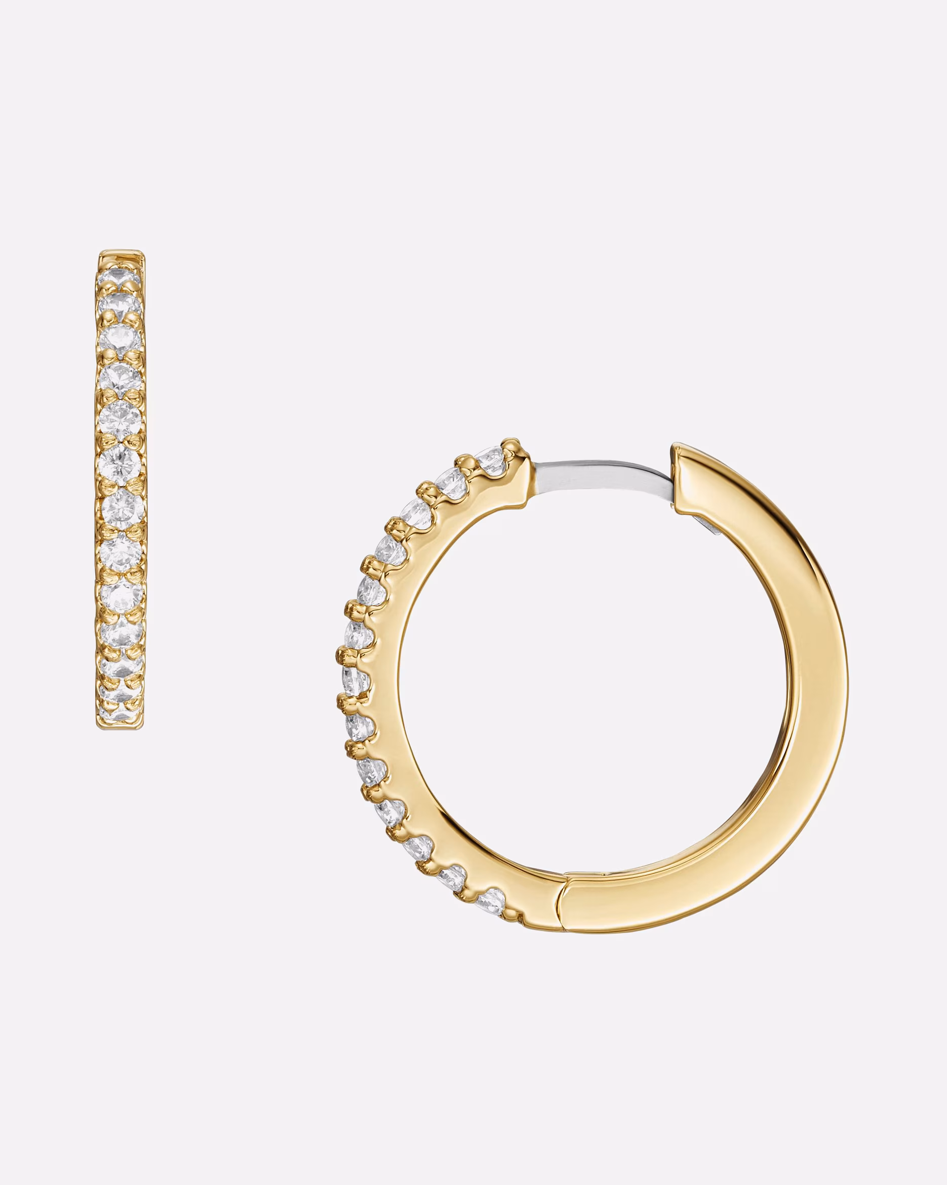 Fossil earring hoop earrings metal