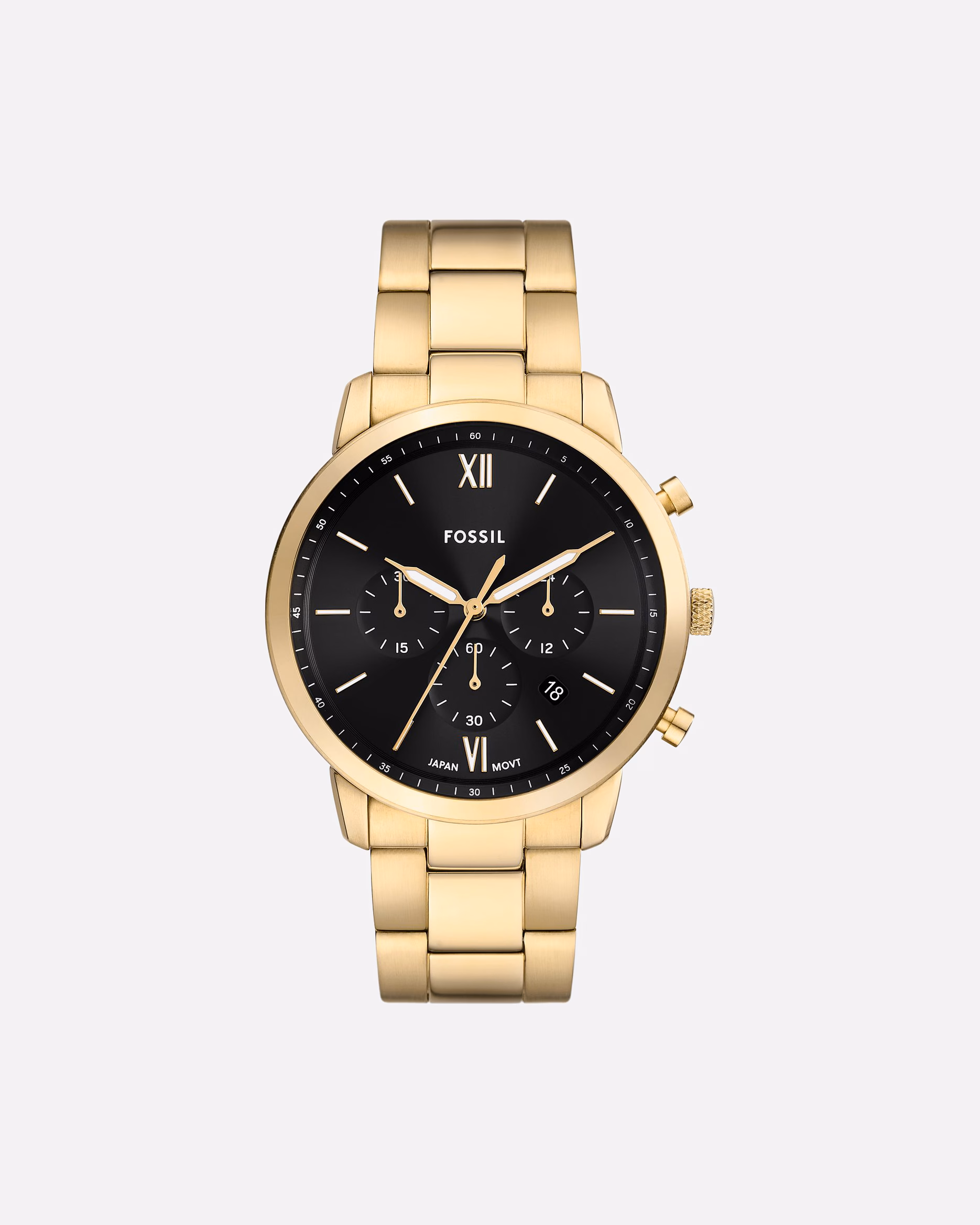 Fossil watch chronograph stainless steel