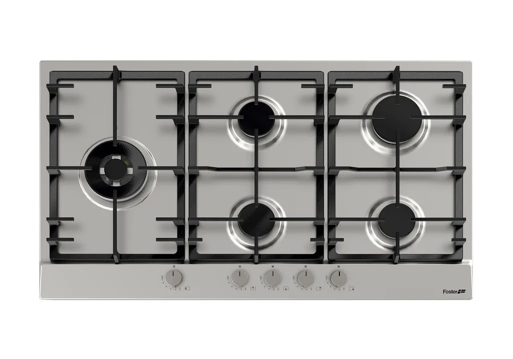 Foster 7016 032 Built-in gas hob, 5 burners, stainless steel