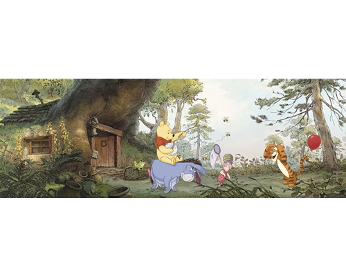 Photo wallpaper paper 4-413 Disney Edition 4 Pooh's House 4-piece set 368 x 127 cm