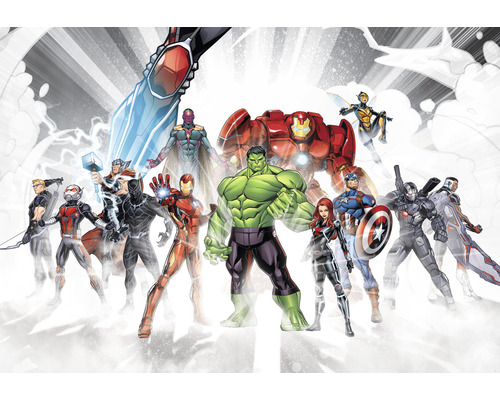 Komar Photo wallpaper paper 8-4032 Avengers Unite 8 pieces. 368x254cm