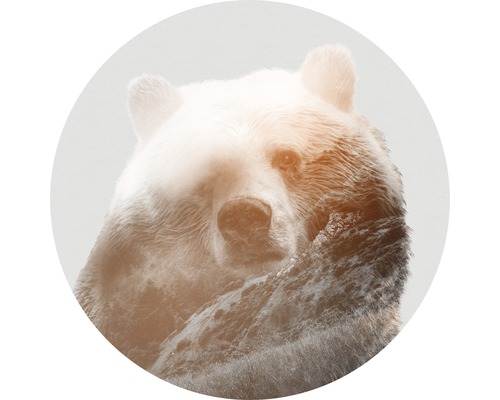 Komar Photo wallpaper self-adhesive D1-015 Dot Bearava Ø 125 cm