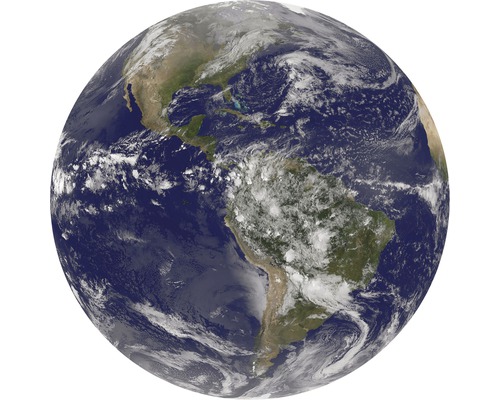 Komar Photo wallpaper self-adhesive D1-016 Dot Earth Ø 125 cm