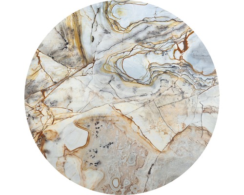 Komar Photo wallpaper self-adhesive D1-025 Dot Marble Sphere Ø 125 cm