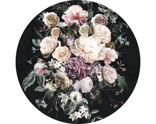 Komar Photo wallpaper self-adhesive D1-030 Dot Enchanted Flowers Ø 125 cm