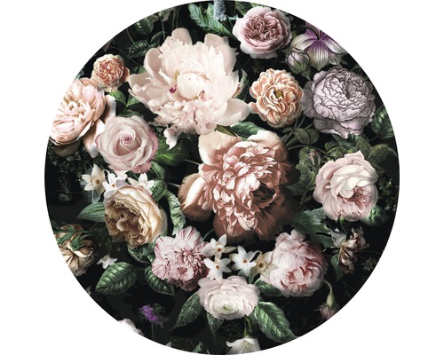 Komar Photo wallpaper self-adhesive D1-032 Dot Flower Couture Ø 125 cm