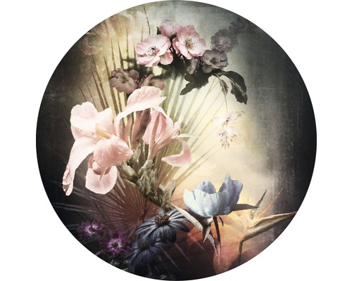Komar Photo wallpaper self-adhesive D1-036 Dot Flemish Flowers Ø 125 cm