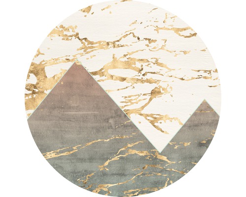 Komar Photo wallpaper self-adhesive D1-054 Dot Precious Peaks Ø 125 cm