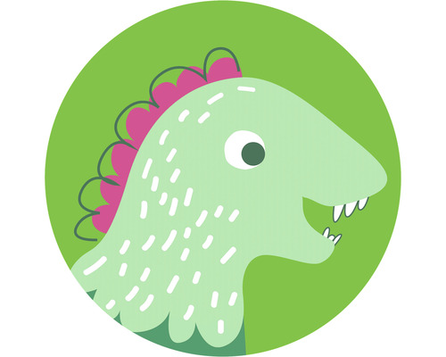 Komar Photo wallpaper self-adhesive D1-067 Dot Little Dino Tyranno Ø 125 cm