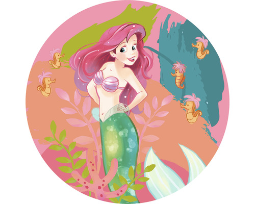 Komar Photo wallpaper self-adhesive DD1-017 Dot Ariel Happy Coral Ø 125 cm