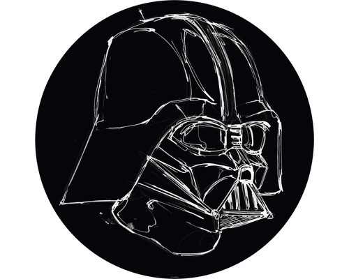 Komar Photo wallpaper self-adhesive DD1-021 Dot Star Wars Ink Vader Ø 125 cm