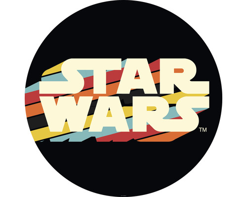 Komar Photo wallpaper self-adhesive DD1-030 Dot Star Wars Typeface Ø 125 cm