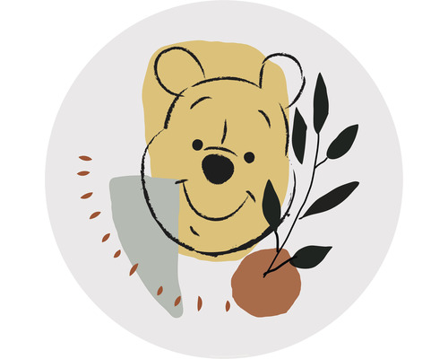 Komar Photo wallpaper self-adhesive DD1-035 Dot Winnie the Pooh Smile Ø 125 cm