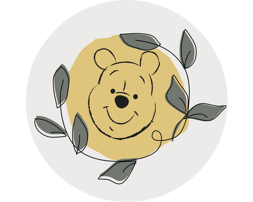 Komar Photo wallpaper self-adhesive DD1-037 Dot Winnie Pooh Garland Ø 125 cm