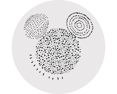Komar Photo wallpaper self-adhesive DD1-040 Dot Disney Mickey Stipple Art Ø 125 cm
