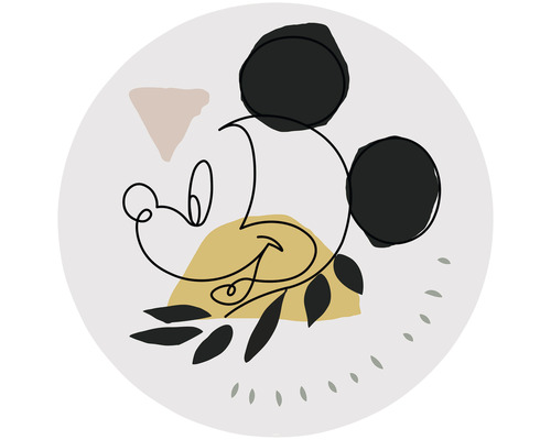 Komar Photo wallpaper self-adhesive DD1-043 Dot Disney Mickey Modern Art Ø 125 cm