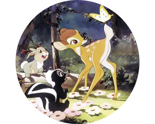Komar Photo wallpaper self-adhesive DD1-045 Dot Disney Bambi Butterfly Ø 125 cm