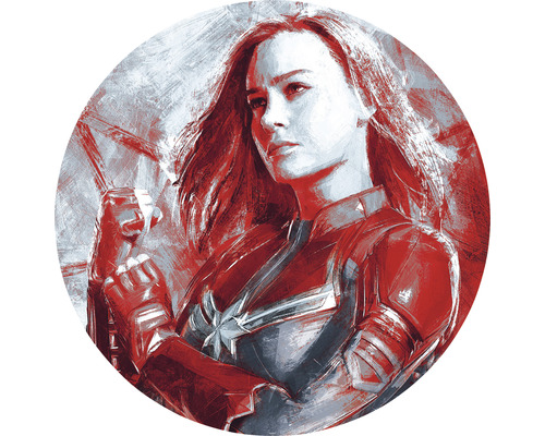 Komar Photo wallpaper self-adhesive DD1-046 Dot Avengers Painting Captain Marvel Ø 125 cm