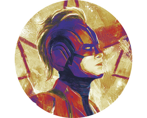 Komar Photo wallpaper self-adhesive DD1-054 Dot Avengers Painting Captain Marvel Ø 125 cm