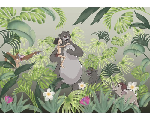 Photo wallpaper non-woven DX8-030 Disney Edition 4 Welcome To the Jungle 8-piece. 400x280cm
