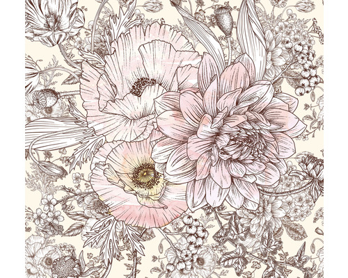 Komar Photo wallpaper non-woven INX6-001 Ink Allegra 6 pieces. 300x280cm