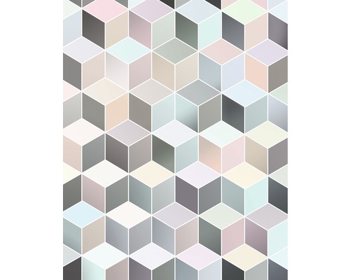 Komar Photo wallpaper non-woven P027-VD2 Cubes Pastel 2-part. 200x250cm