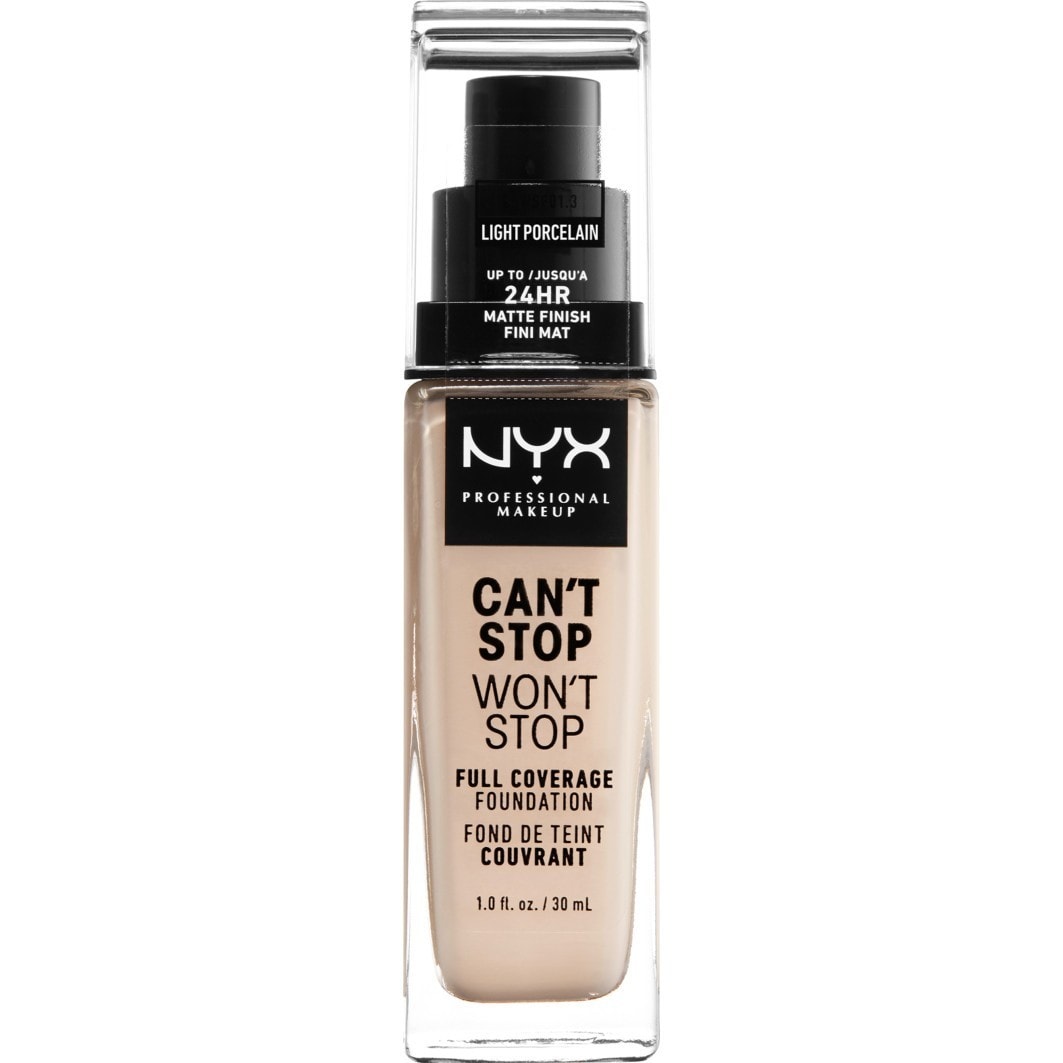 NYX PROFESSIONAL MAKEUP Can't Stop Won't Stop 24-Hour, Nr 1.3 - Light Porcelain